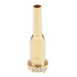 10x5C Mouthpiece for Bb Trumpet Brass Gold Plated Multi-Purpose Nozzle