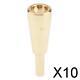 10xhigh Quality Trumpet Mouthpiece 5c For Trumpet Parts Accessories Golden