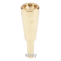 10xHigh Quality Trumpet Mouthpiece 5C for Trumpet Parts Accessories Golden