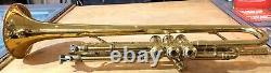 1958 F. E. Olds & Son Mendez Gold Lacquered Professional Bb Trumpet with Case