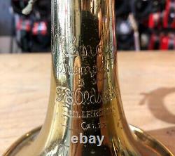1958 F. E. Olds & Son Mendez Gold Lacquered Professional Bb Trumpet with Case