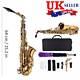 Alto Eb E-flat High Tone Sax Saxophone Set With Case+mouthpiece With Box Uk