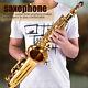 Alto Eb Sax Saxophone Brass Golden Set With Storage Case Mouthpiece Grease Hot