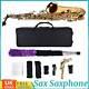 Alto Eb Sax Saxophone Set With Storage Case Mouthpiece Accessories Golden