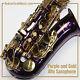 Alto Saxophone, Purple, As New In Case, Suit Both Pro & Students + 10 Reeds