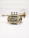 Brass Instruments Trumpet With Bugle Horn 3 Valve Mouthpiece Decorative