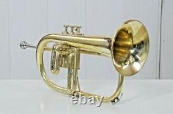 Flugelhorn Brass Finish best Bb Pitch With Hard Case And Mouthpiece