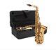 Gear4music As-100g Gold Lacquered Alto Saxophone Bundle With Case