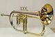 Mclian Flugelhorn Bb Pitch Professional's Choice Gold N Silver Look With Case & Mp