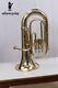 Mclian Pro Euphonium Bb Pitch Musical Brass Instruments Brass Polish With Case