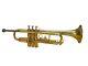New Golden Brass Finish Bb Flat Trumpet With Free Case+mouthpiece
