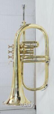 Offer Flugelhorn Brass Finish best Bb Pitch With Hard Case And Mouthpiece