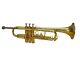 Sale New Golden Finish Bb Flat Trumpet+free Hard Case+m/p