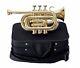 Sale Pocket Trumpet Brass With Hard Case And Mouthpiece