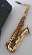 Saxophone Tenor Bb Sax In Gold Lacquer & Hard Case Complete Chase Outfit -