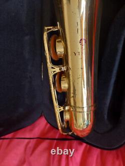 Vintage Yamaha YTS 21 Tenor Saxophone-Purple Logo- In good Condition